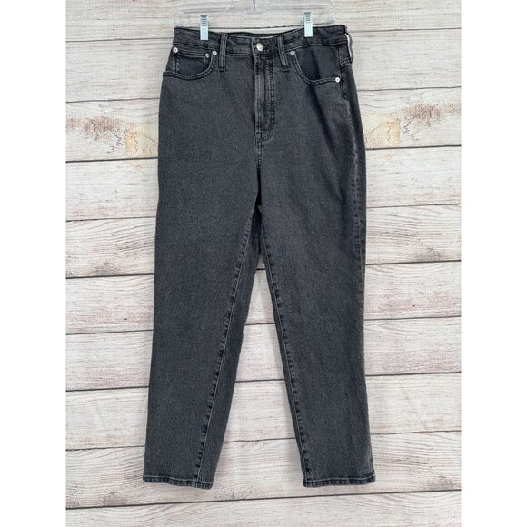 Madewell The Curvy Perfect Vintage‎ Jean Women's Size 30 Black/Gray - Picture 1 of 12